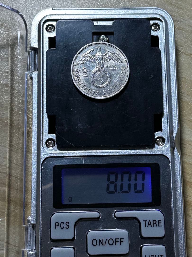 ドイツ銀貨1939年 8g
