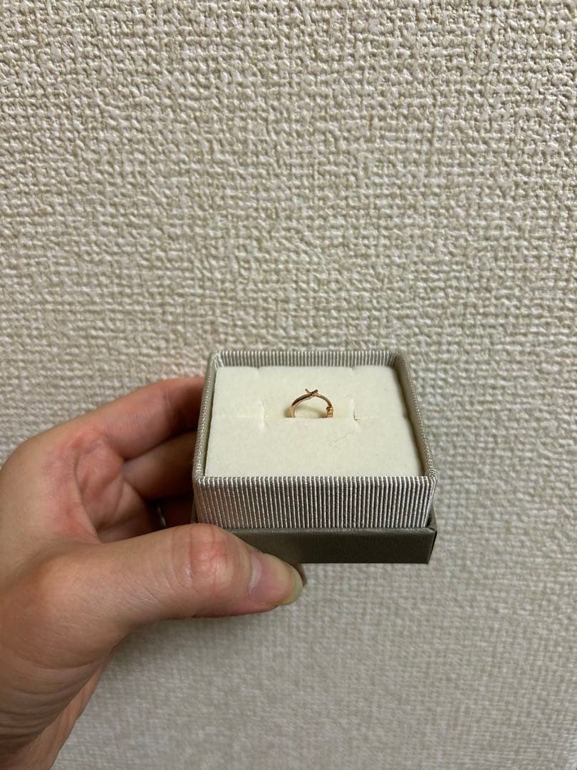 ete ピンクゴールド k10 【片耳のみ】