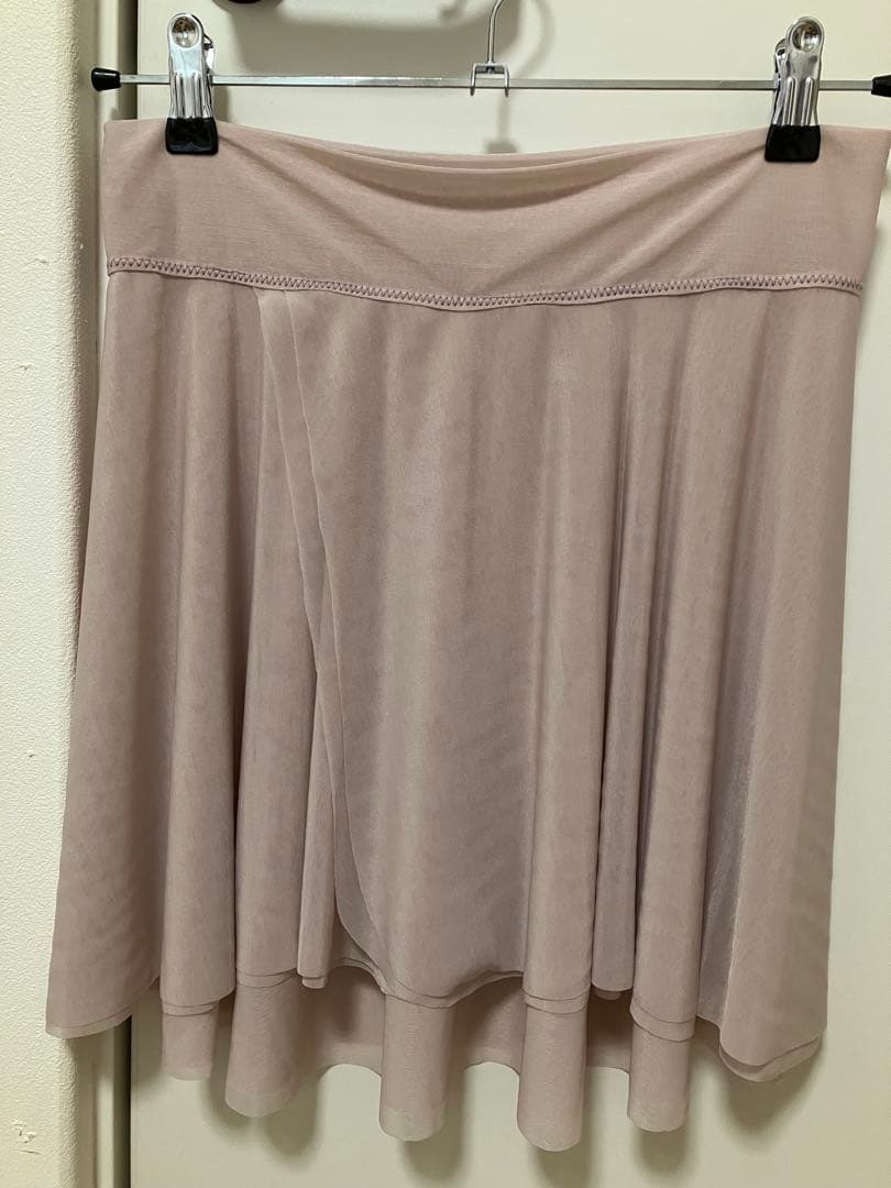 専用！プルオンスカートセットLワイン&Wピンクベージュ