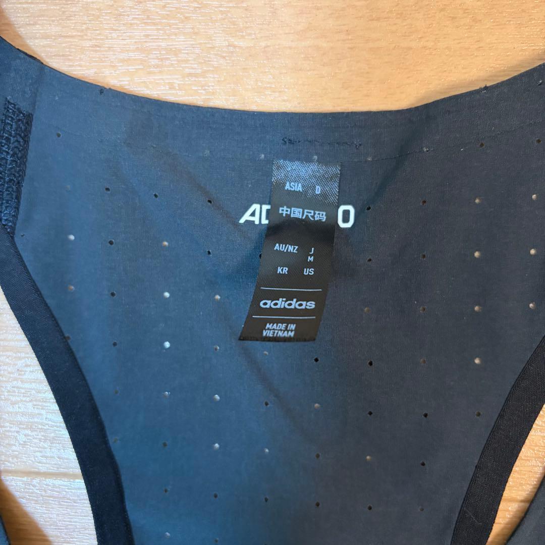 adidas ADIZERO シングレット2枚セット