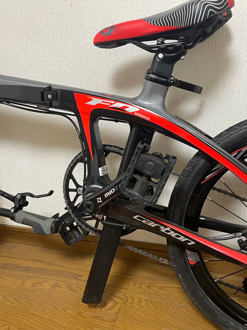 折りたたみカーボン製自転車 SAVA Z1 油圧ディスクブレーキ 写真変更有り