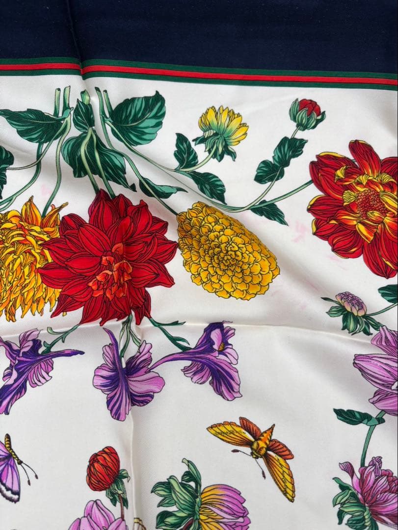 グッチ GUCCI スカーフ レディース ブランド シェリー シルクGGロゴ