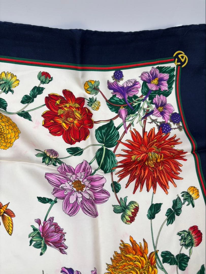 グッチ GUCCI スカーフ レディース ブランド シェリー シルクGGロゴ
