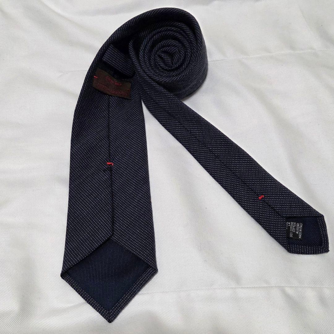 【ヒロ様・美品】UNITEDARROWS fiorio ソリッドタイ ネイビー