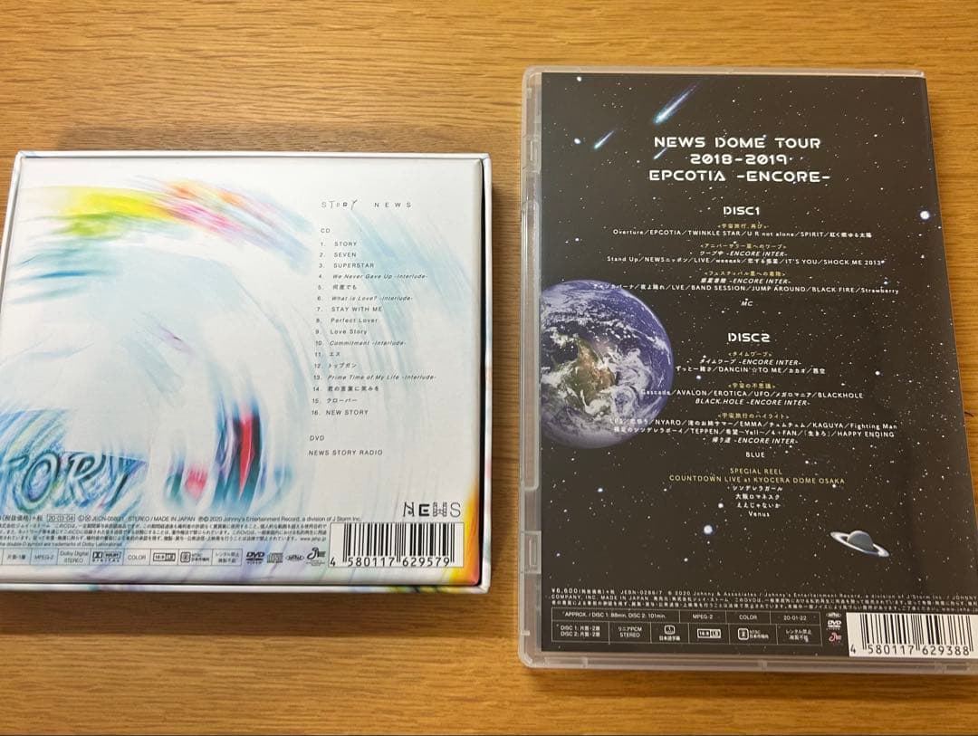NEWS EPcotia DVD CD story ジャニーズ