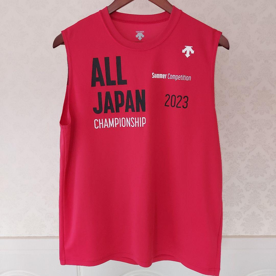 デサント　インターハイ　国体　ノースリーブ　シャツ