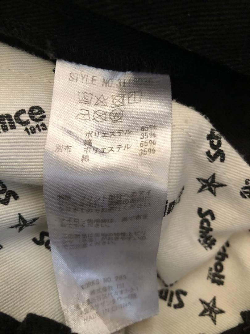 ショット　TC WORK PANTS ブラック M チノパン　schott