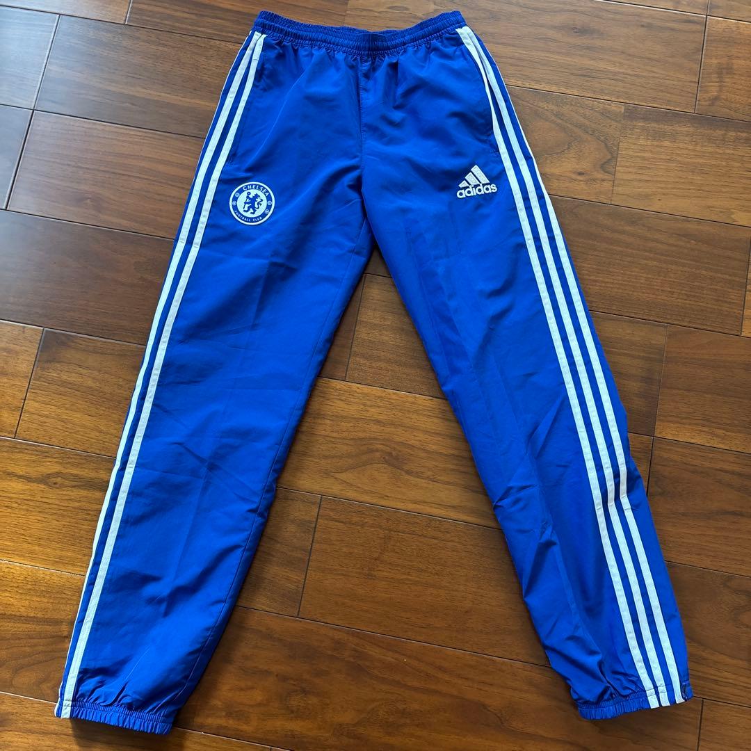 adidas Chelsea ジャージ J160 ホワイト/ブルー