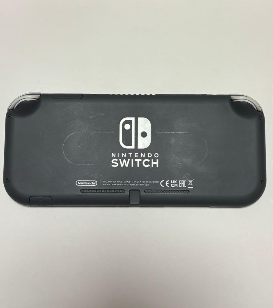 Nintendo Switch Lite グレー 画面傷あり ジャンク