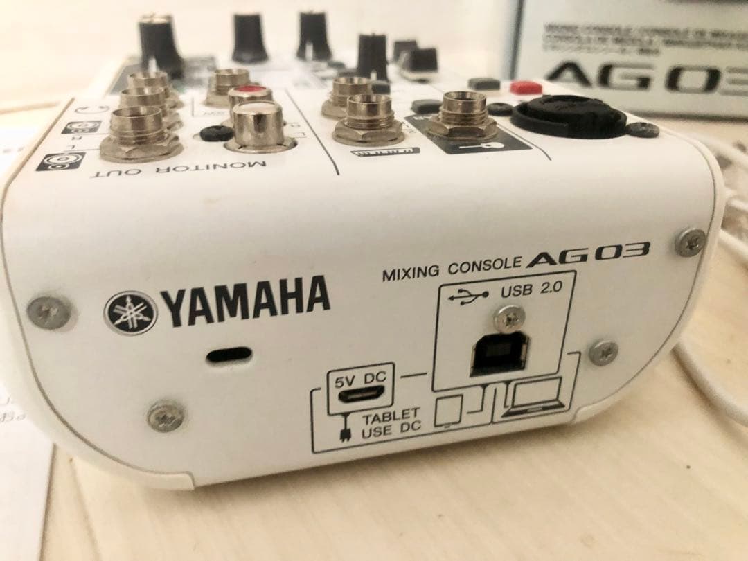 YAMAHA AG03ウェブキャスティングミキサー　オマケ付き