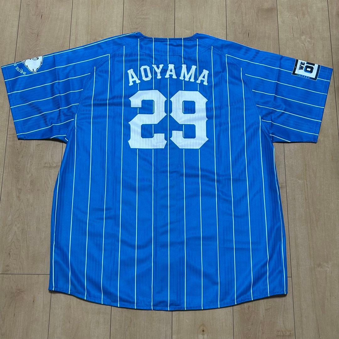 埼玉西武ライオンズ　青山美夏人　蒼空レプリカユニフォーム　Lサイズ