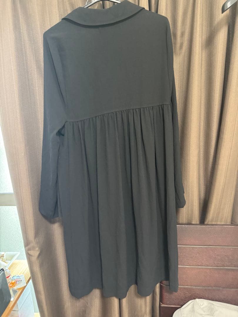 tricot COMME des GARÇONS ブラック シャツワンピース