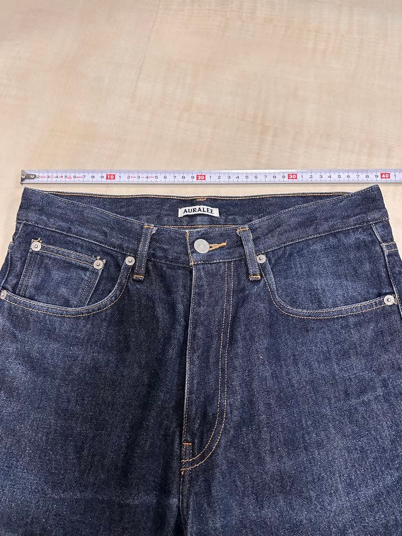 パンツ AURALEE HARD TWIST DENIM 5P PANTS M