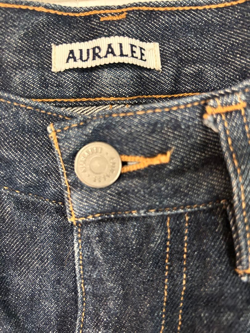 パンツ AURALEE HARD TWIST DENIM 5P PANTS M