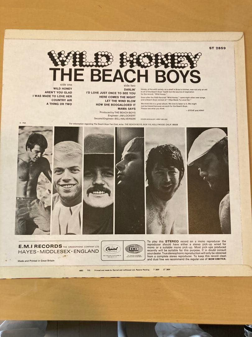 超美品UK orig.◼️BEACH BOYS／WILD HONEY