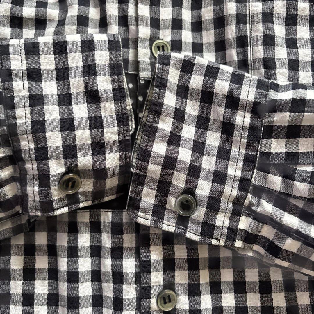 BLACK COMME des GARÇONS 長袖シャツ パッチワーク 切替
