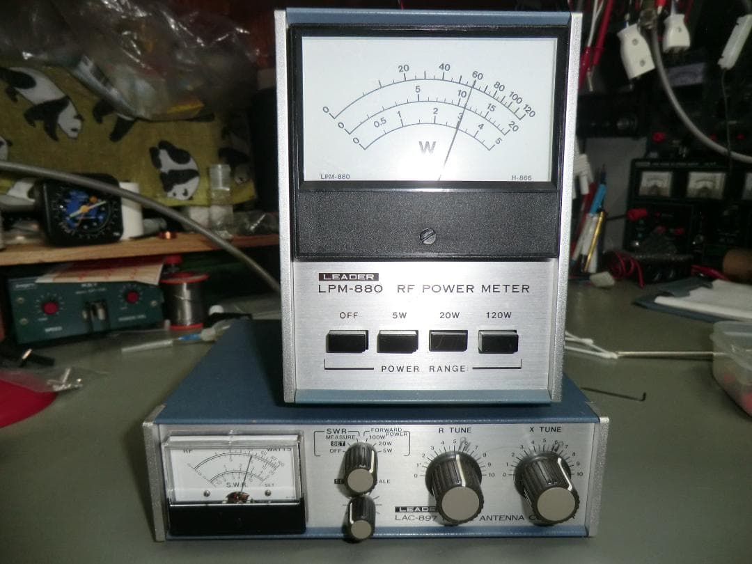 LEADER/LAC-897 144Mhz アンテナカップラー(接続用同軸付）
