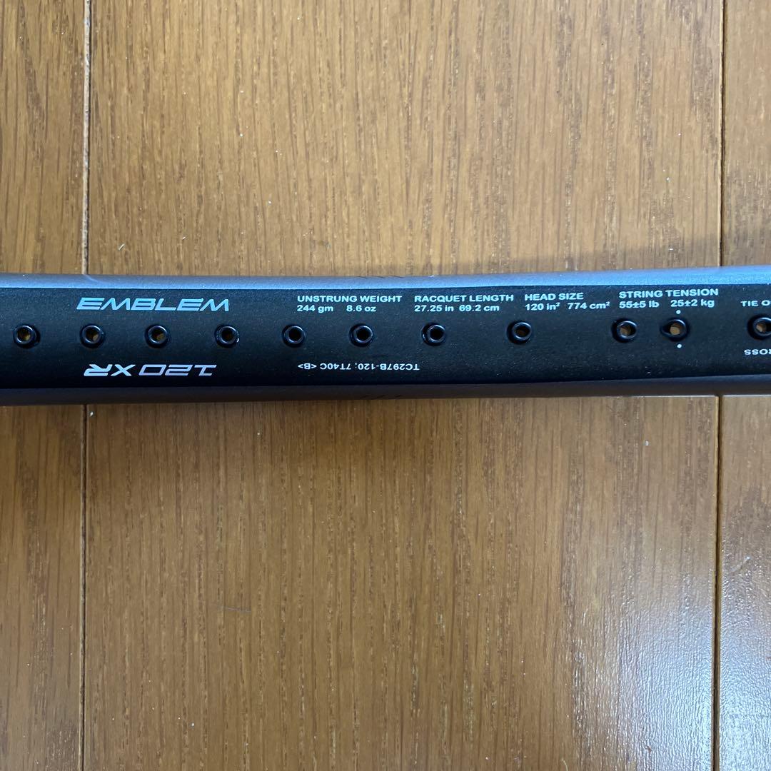 Prince エンブレム　120xr オーバーサイズ　ガット無し