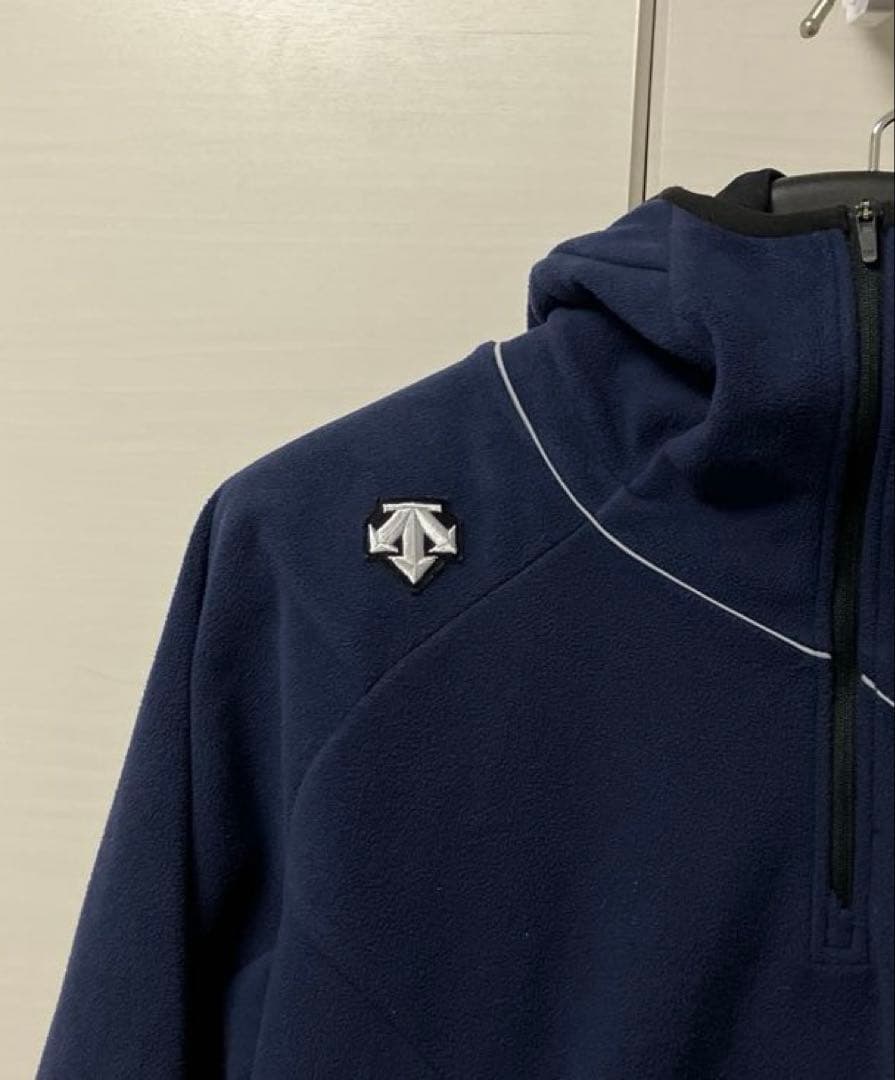 DESCENTE デサント ハーフジップ フリース パーカー メンズ L