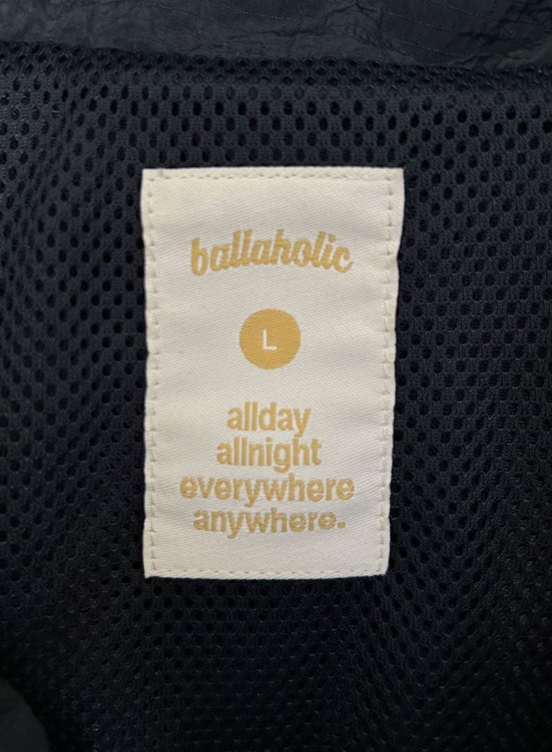 ballaholic ナイロンジャケット ネイビー　Ｌ