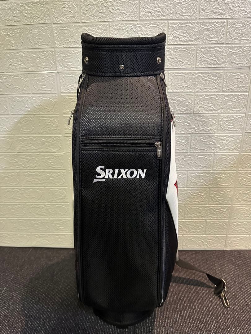 SRIXON スリクソン 9.0型 3kg ブラック×ホワイト キャディバッグ