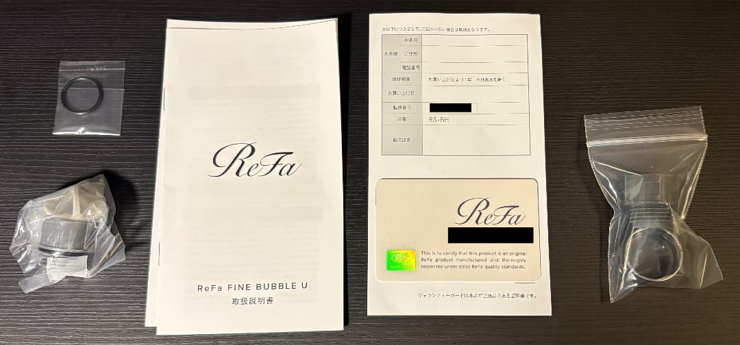 REFA シャワーヘッド ファインバブルU ホワイト