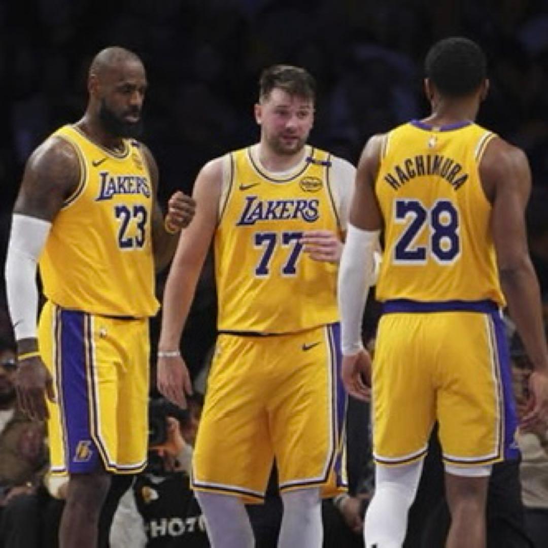【NBA】レイカーズ ルカドンチッチ 背番号77番 バスケユニフォーム