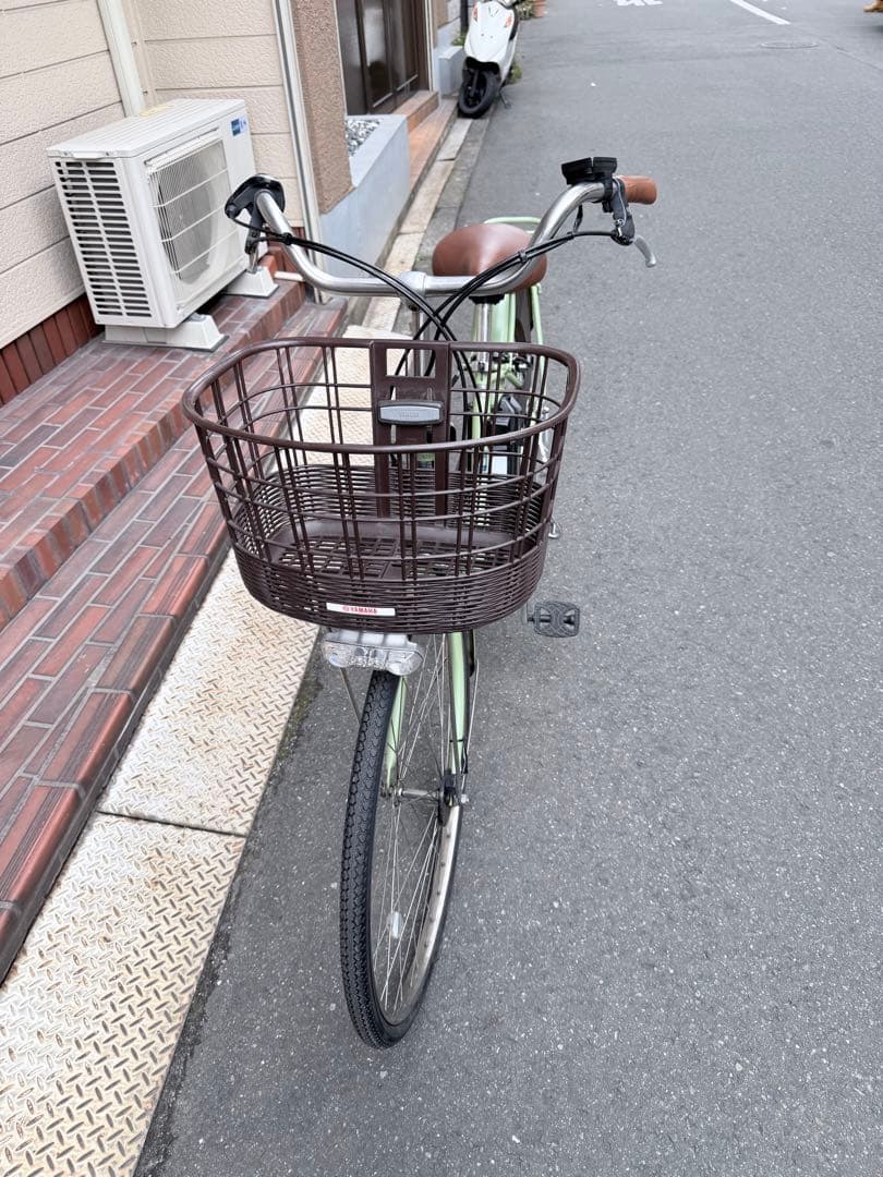 大阪府　ヤマハ　電動アシスト自転車 ミントグリーン