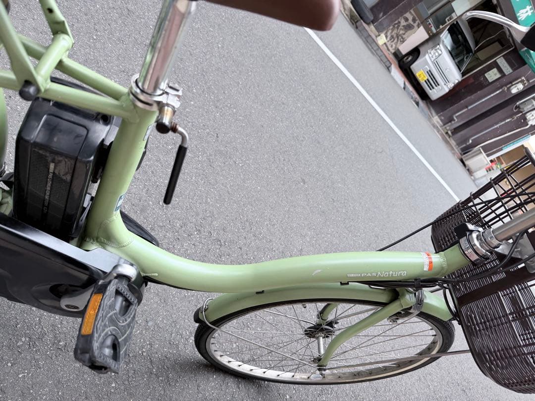 大阪府　ヤマハ　電動アシスト自転車 ミントグリーン