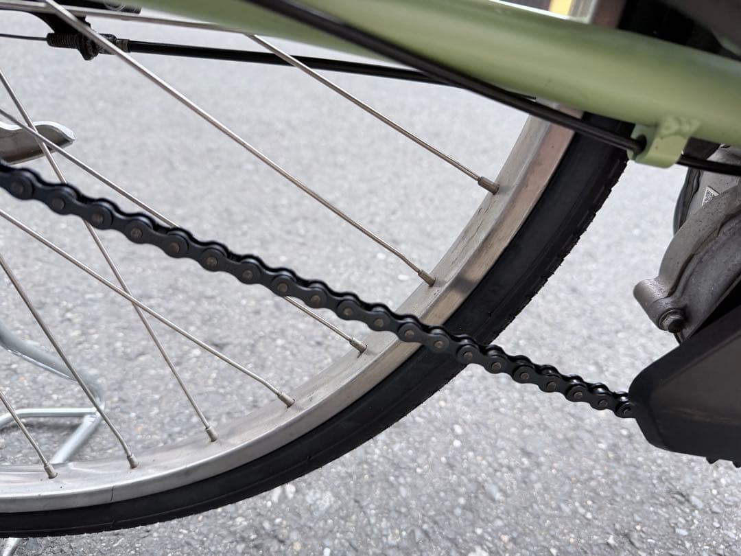 大阪府　ヤマハ　電動アシスト自転車 ミントグリーン