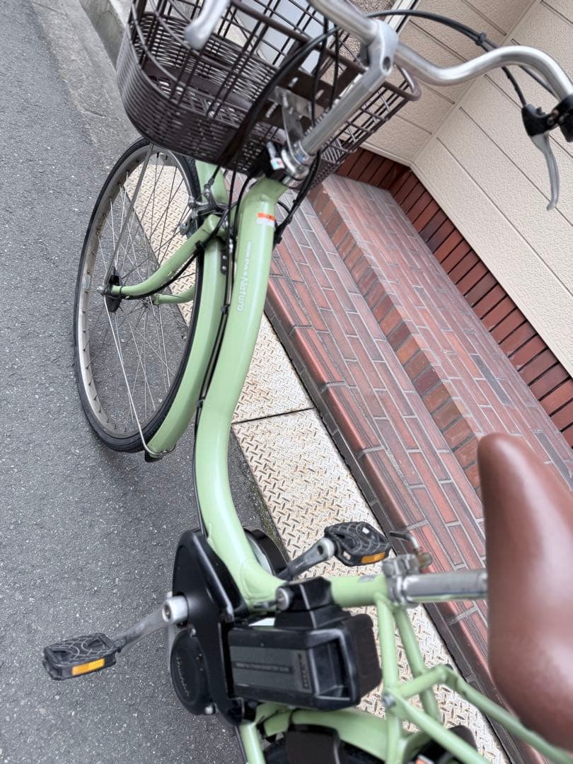 大阪府　ヤマハ　電動アシスト自転車 ミントグリーン