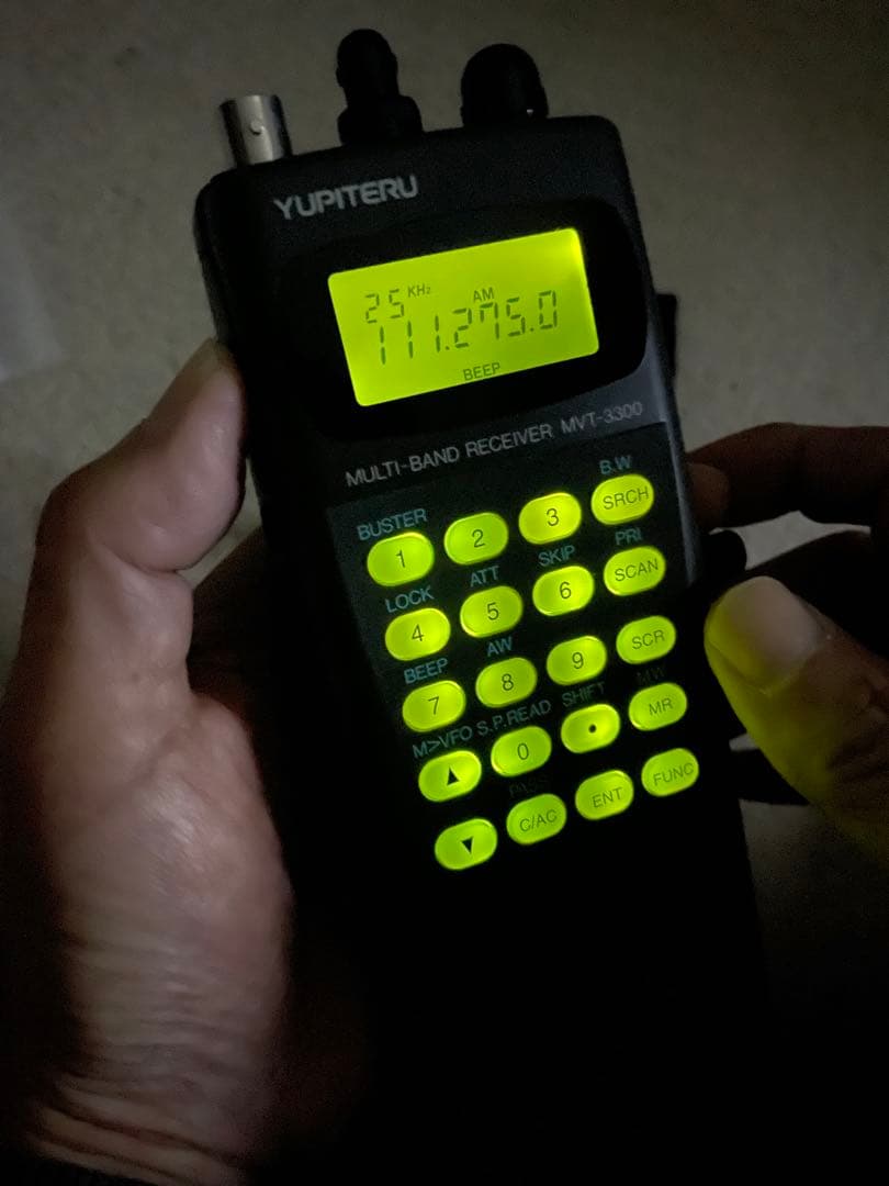 中古　YUPITERU製　マルチバンドレシーバー　MVT-3300