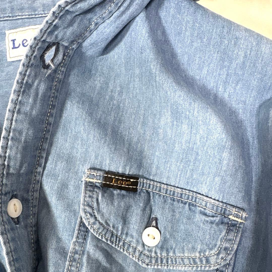Lee オーバーシルエットデニムシャツ　ゆったり　長袖　ルーズシルエット