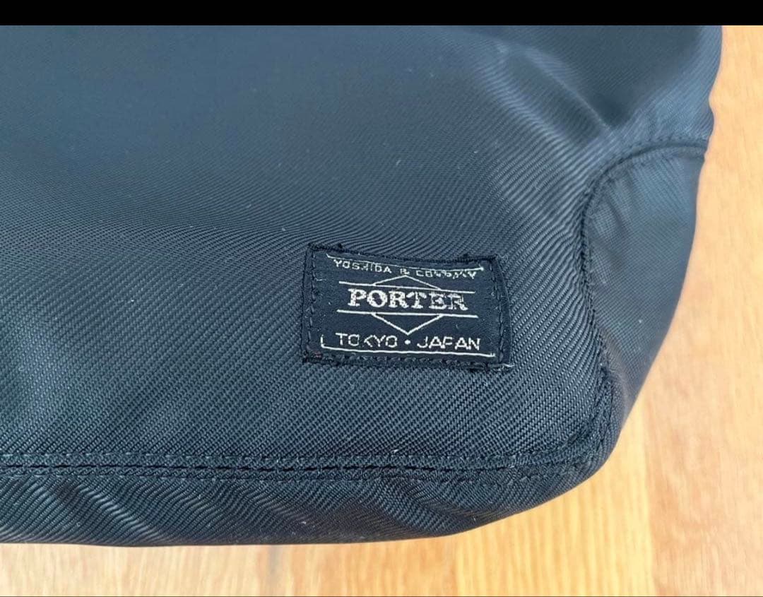 PORTER ラウンド トートバッグ　黒