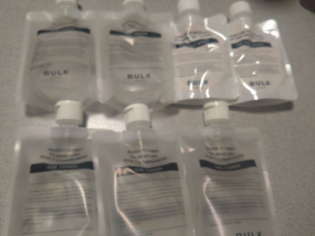 BULK HOMME 化粧水✕５個　洗顔✕２個