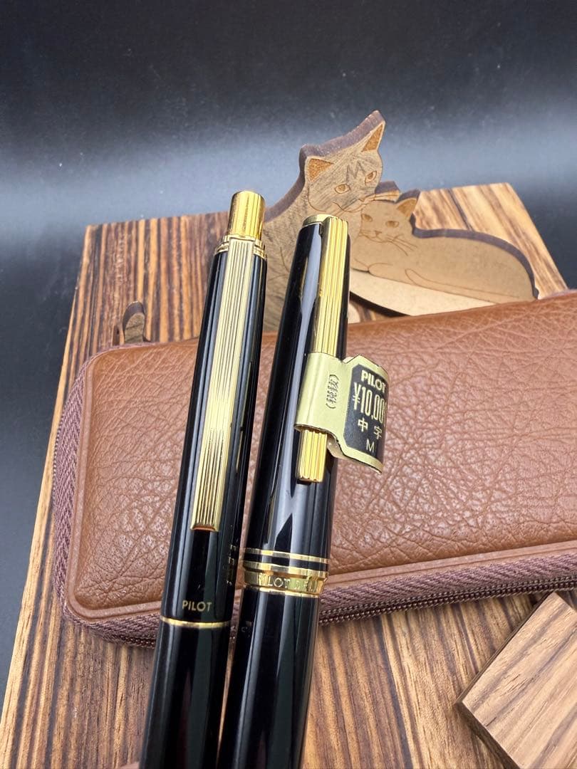Pilot DELUXE 未使用 万年筆 ボールペン セット 14K