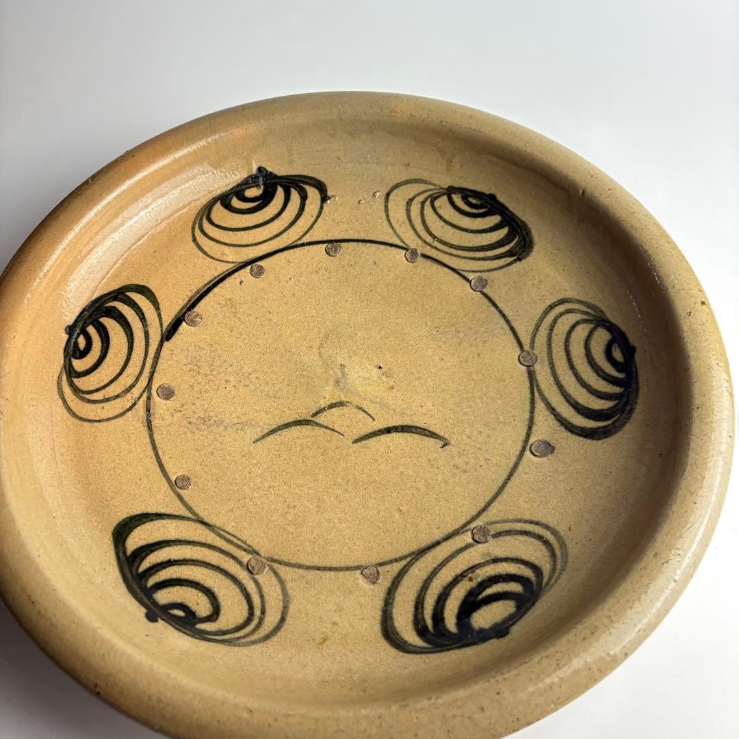 古瀬戸 馬の目皿 皿 陶芸 古美術 焼物 古陶磁器