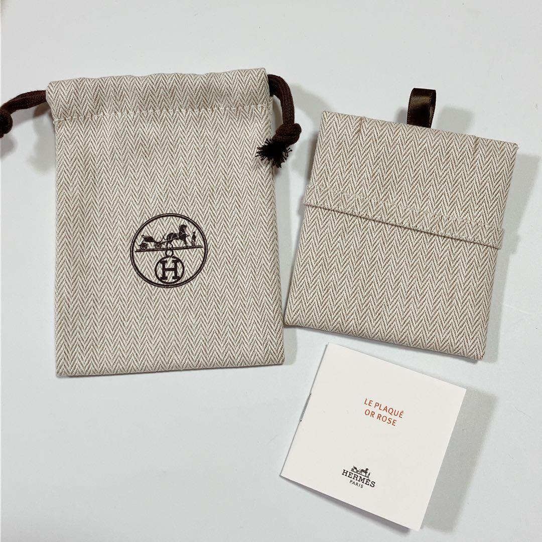 美品　エルメス　ネックレスケース　空箱　保存袋　巾着袋　現行品　アクセサリー入れ
