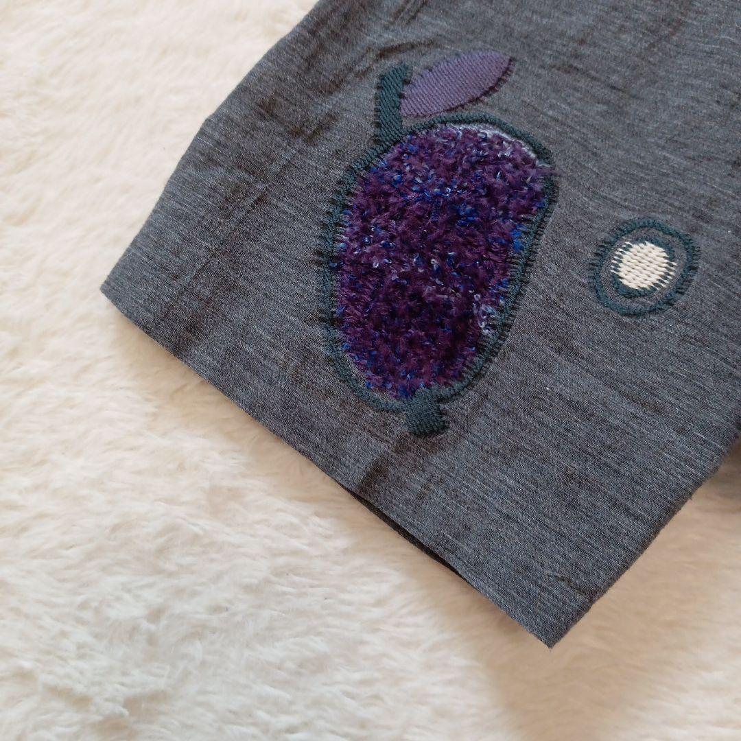 慈雨　ジウ　センソユニコ　シャツ　ブラウス　スタンドカラー　薄手ジャケット　刺繍