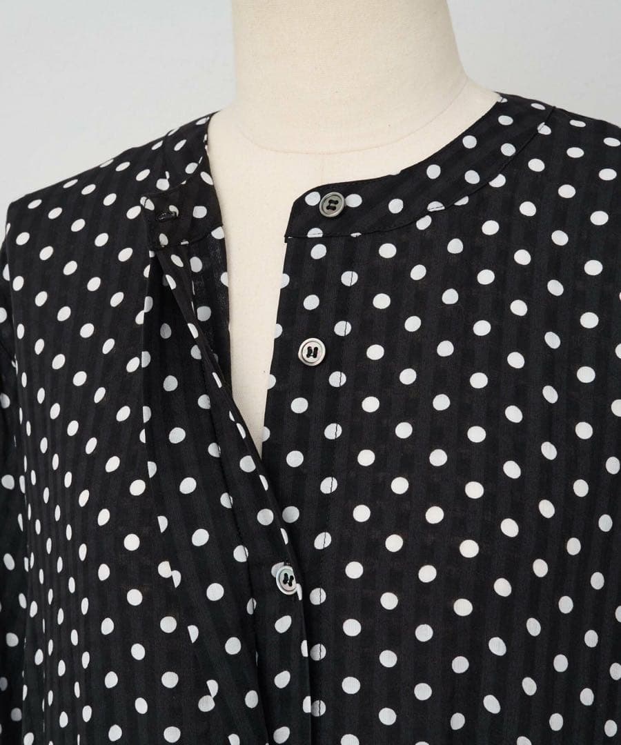 今季✦ฺ新品✦ฺBEARDSLEY/ビアズリー　 ドットギャザーワンピース　サイズ0