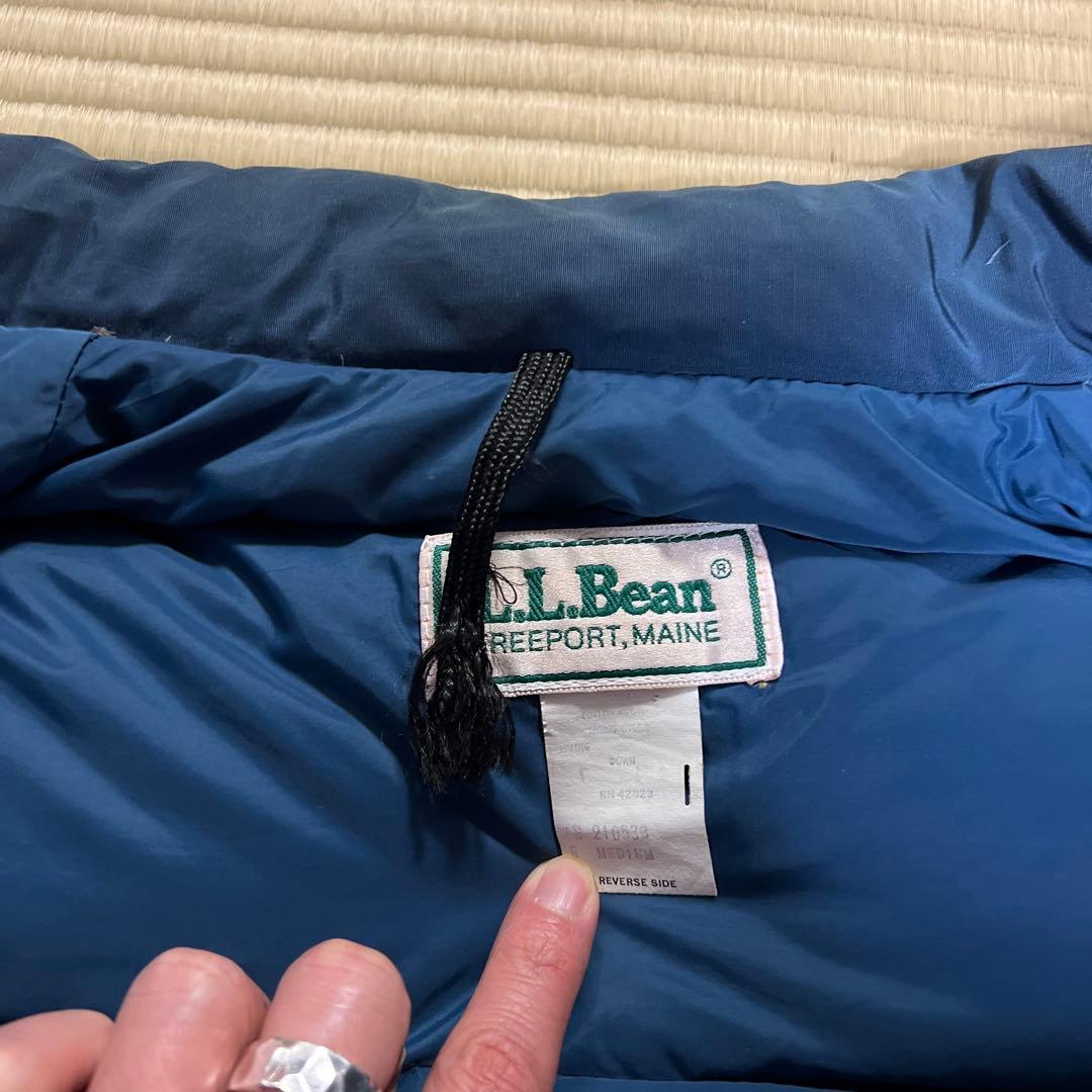 LLbean ダウンベスト　80s Mサイズ