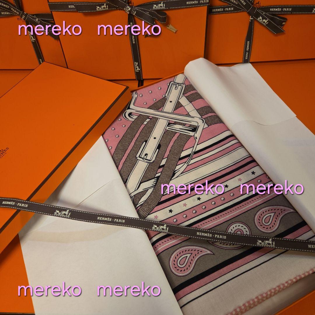 最新作❗【新品】HERMES カレジェアン 馬銜 バンダナ カシミアシルク