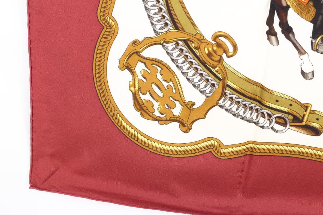 ◎Hermès エルメス スカーフ カレ90 乗馬 シルク 大判