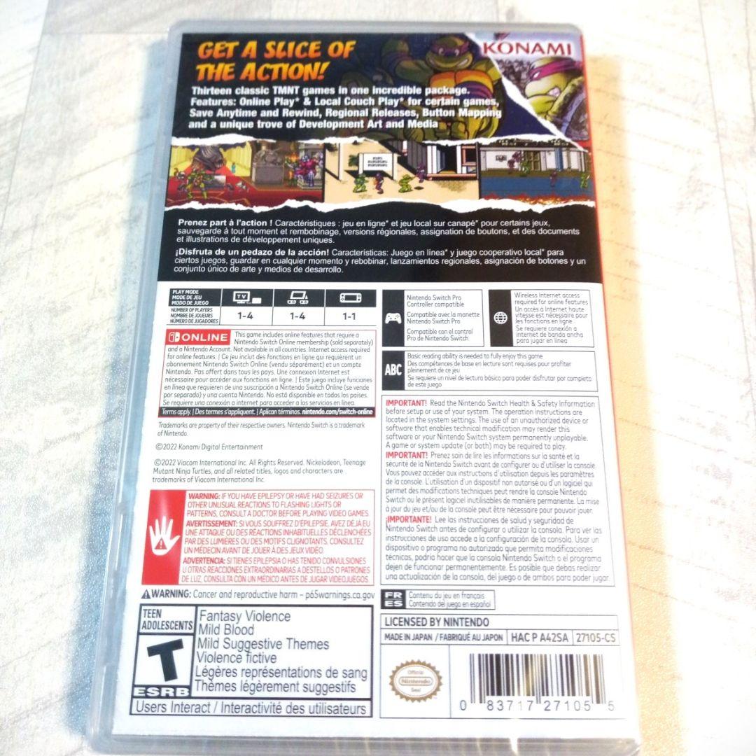 ミュータントニンジャタートルズ カワバンガコレクション Switch 輸入版