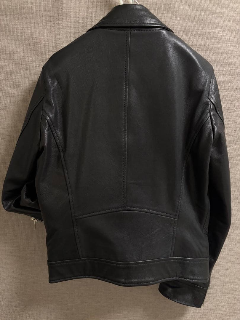 PAUL SMITH ダブルライダースジャケット 黒