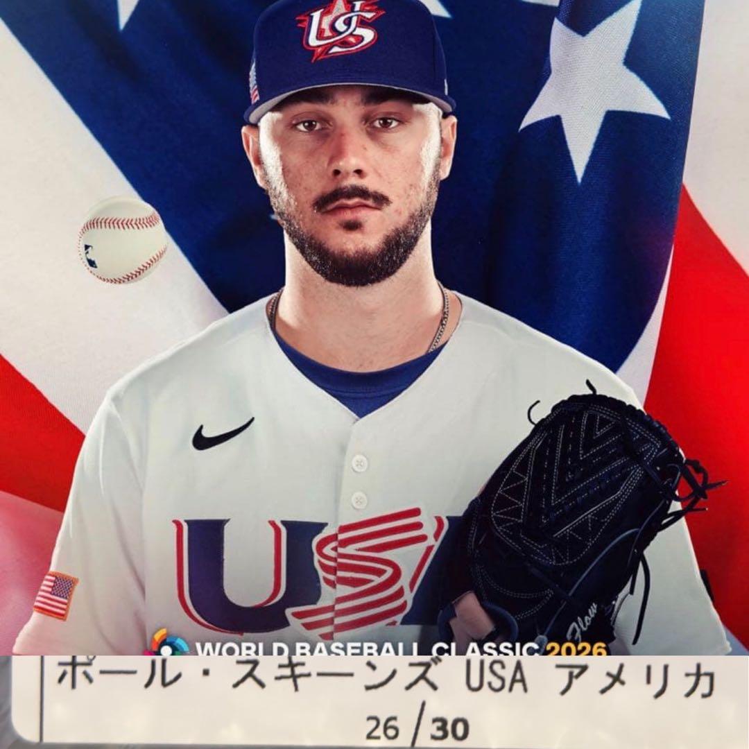 超激レア　WBC アメリカ代表 スキーンズ 記念ボール（No.26/30）即完売