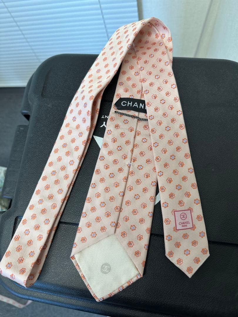 【美品】CHANEL　シャネル　高級　ココマーク　ネクタイ