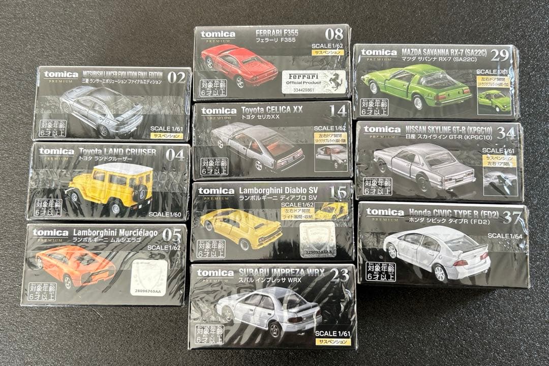 た*し様 ゆ*き様 【新品未使用】　トミカプレミアム　10台セット　①