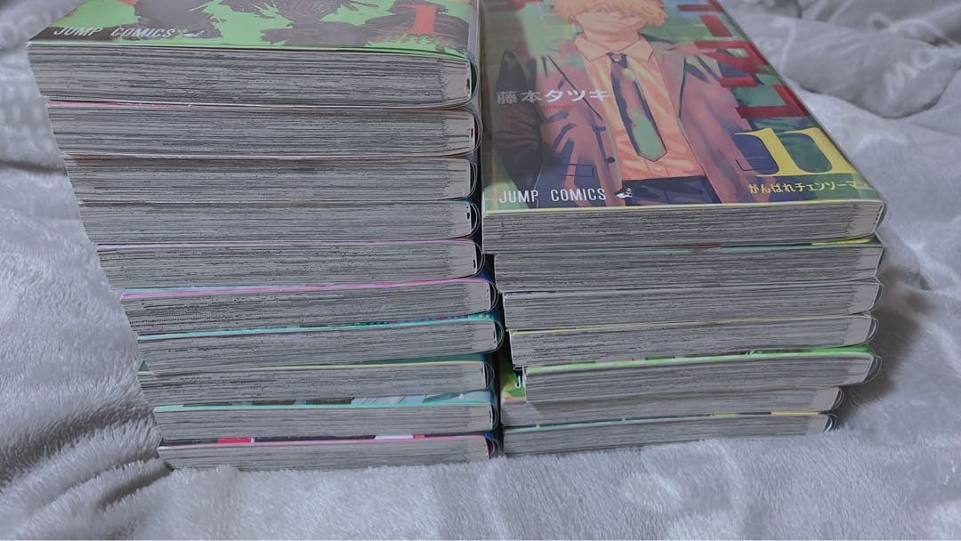 チェンソーマン 漫画 1〜17巻 セット 初版あり 透明ブックカバー付き