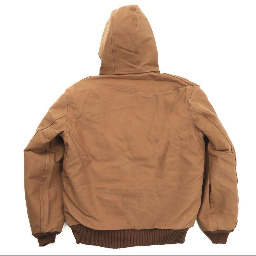 Carhartt ブラウン フード付きジャケット
